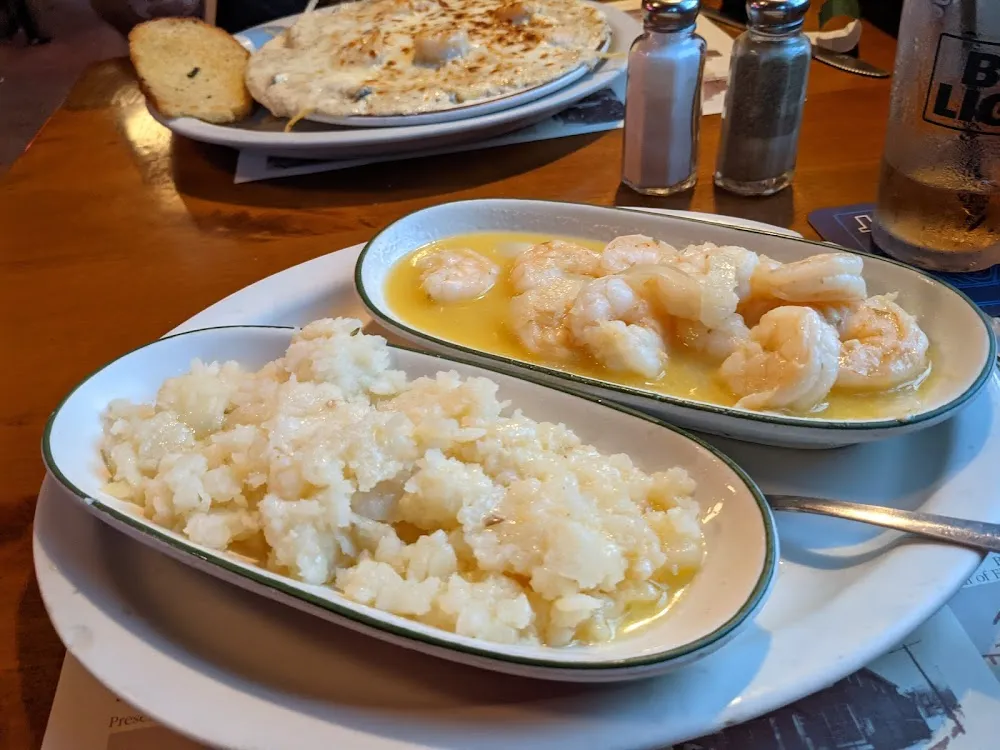 Shrimp and Garlic Mashed Potatoes